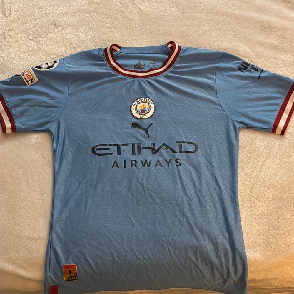 Manchester City Blue Soccer Jersey